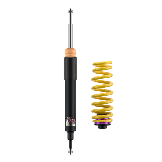 18020032 | KW Coilover | KW Coilover suspension V2 comfort | Car type: BMW 3 (E90) 390L, 390X, 3L, M3, M3 GTS, M390 02/2004-02/2012 320 d - 125kW - 1995ccm - 4 cyl. - Rear-Wheel Drive  Only Models Year: 04/2005-01/2012 Axle Load FA/RA (kg): -1090/-1135
