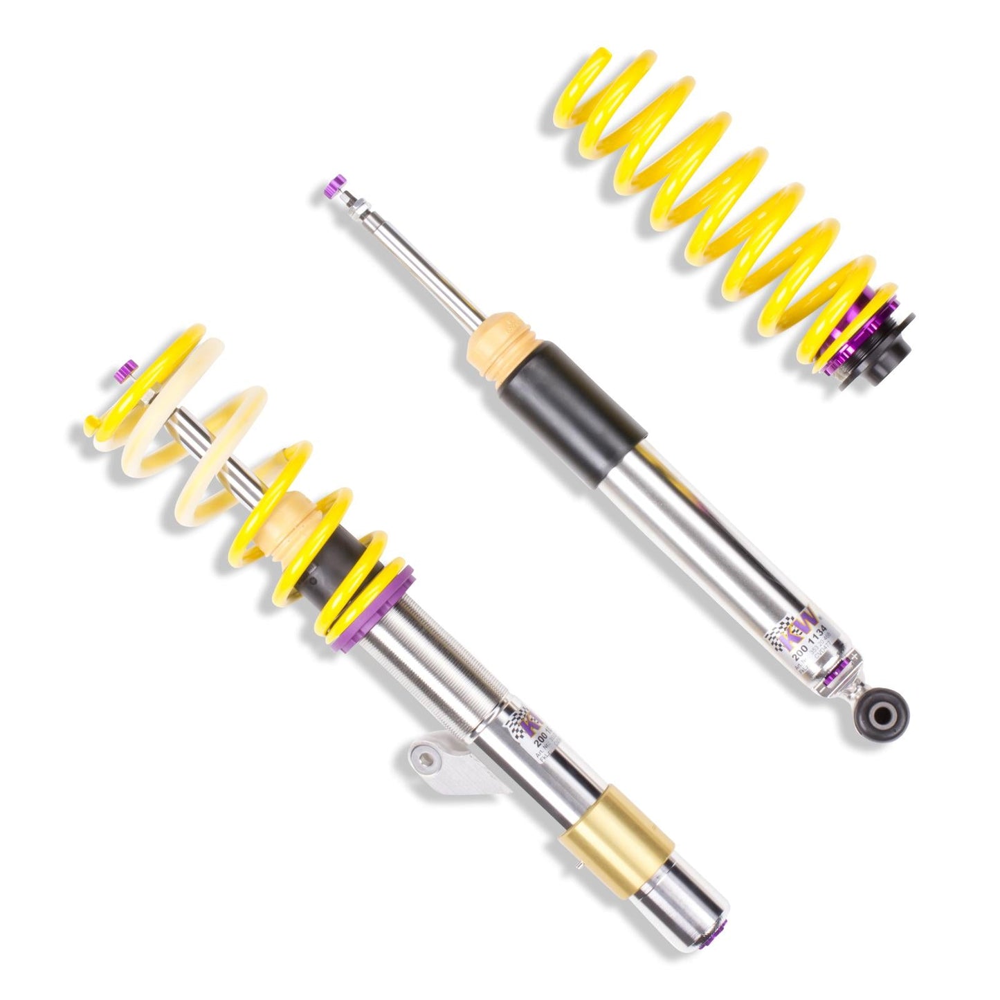 3522000F | KW Coilover suspension V3 inox | Car type: BMW 2 Coupe (F22, F87) 1C, M3 10/2012-06/2021 220 d - 140kW - 1995ccm - 4 cyl. - Rear-Wheel Drive  Only Models Year: 02/2014- Axle Load FA/RA (kg): 921-1090/-1230