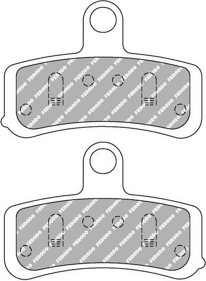 FDB2250ST | Ferodo | SinterGrip Rear Brakepad | Harley Davidson