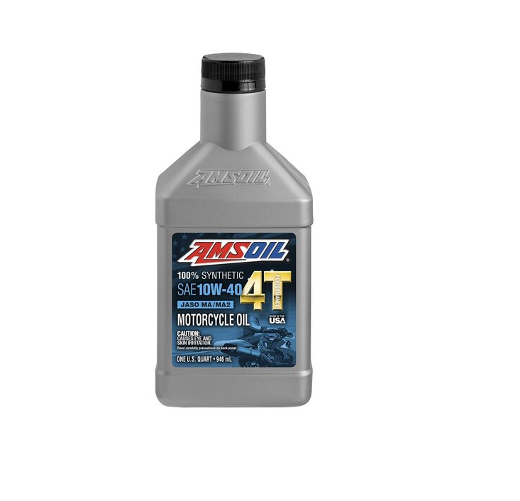 MC4QT | Amsoil  | Amsoil Sae10W40 4T Performace Synthetic Engine Oil Synthetic Blend Engine Oil  (0.946 L, Pack of 1) | MFG:09/24
