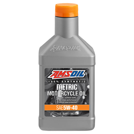 MMFQT | Amsoil  | AMSOIL 5W-40 100% Synthetic Metric Motorcycle Oil | MFG:09/24