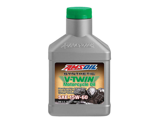 MSVQT-EA | Amsoil | 15W-60 Synthetic V-Twin Motorcycle Oil | MFG:04/23