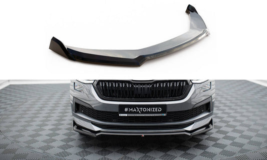 MAXTON DESIGN | Front diffuser V.2 Skoda Kodiaq Sportline Mk1 Facelift