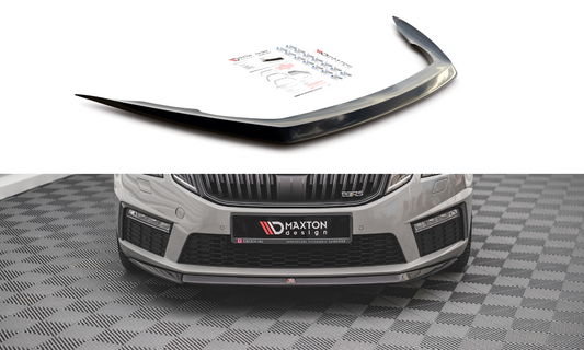 MAXTON DESIGN | Front diffuser V.1 Skoda Octavia RS Mk3 Facelift 2016-19
